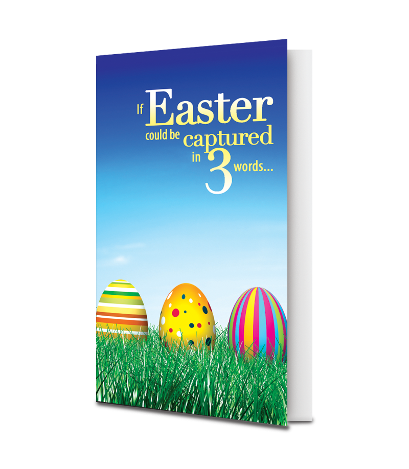 If Easter Could be Captured in Three Words, What Would They Be? (25 pack)