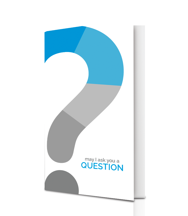 May I Ask You a Question? - Staple Free (25 Pack)