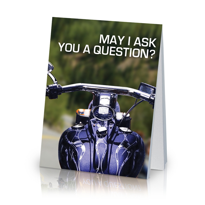 May I Ask You a Question? - Motorcycle (25 Pack)