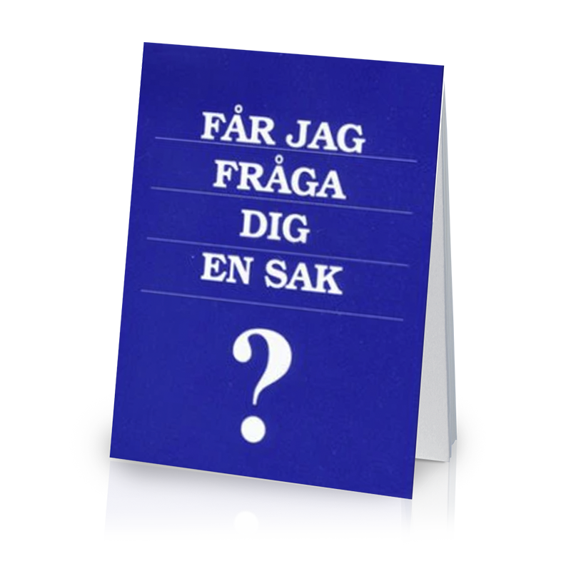 May I Ask You a Question? - Swedish (25 Pack)