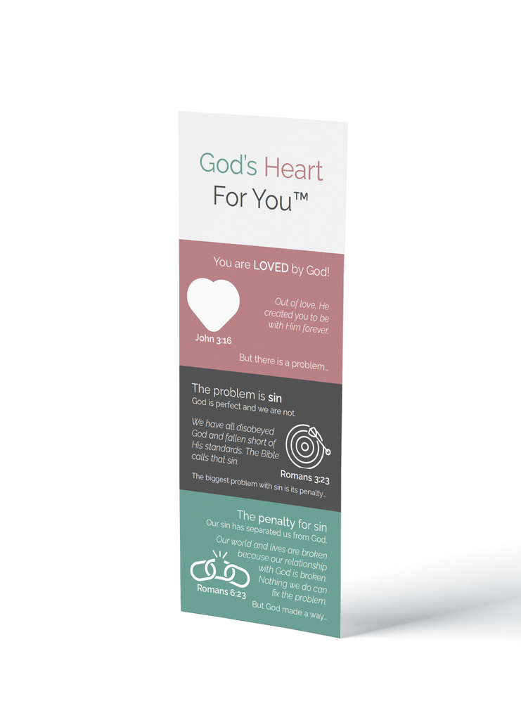 God's Heart for You Handheld (25 Pack)