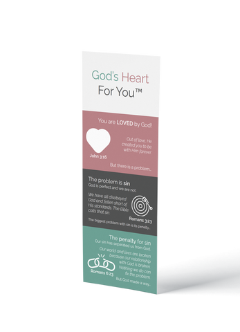 God's Heart for You Handheld (25 Pack)