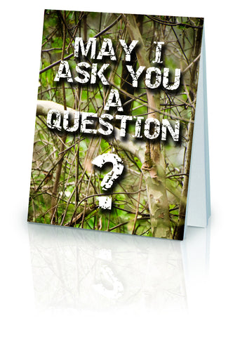 May I Ask You a Question? Hunter - (25 Pack)