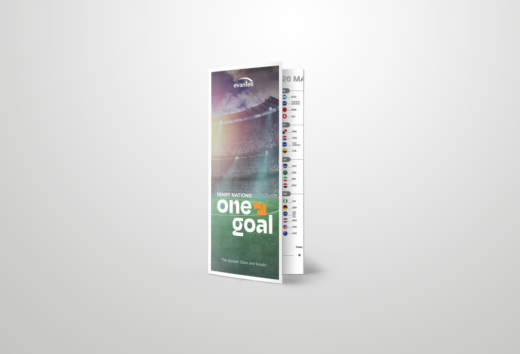 One Goal Tract with Game Matches (25 PK)