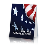 May I Ask You a Question? - American Flag (25 Pack)