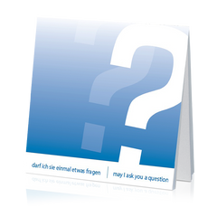May I Ask You a Question? German/English (25 Pack)
