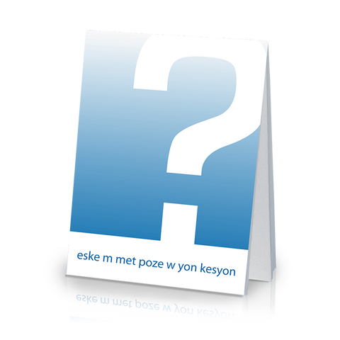 May I Ask You A Question? Haitian Creole - (25 Pack)