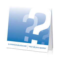 May I Ask You a Question? - Kiswahili/English (25 Pack)