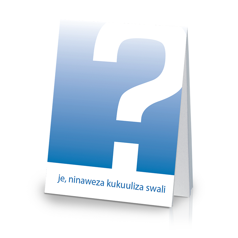 May I Ask You a Question? - Kiswahili (Kenya) (25 Pack)