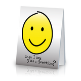 May I Ask You a Question? - Yellow Smiley Face (25 Pack)