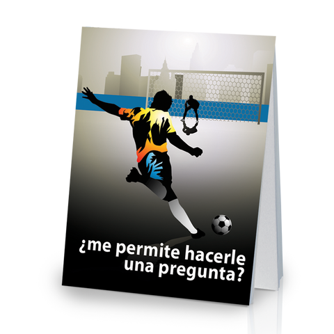 ¿Me permite hacerle una pregunta? / May I Ask You a Question? - Soccer (Spanish) (25 Pack)