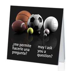 ¿Me permite hacerle una pregunta? / May I Ask You a Question? - Spanish/English Multi-Deportes/Multi-Sport (25 Pack)