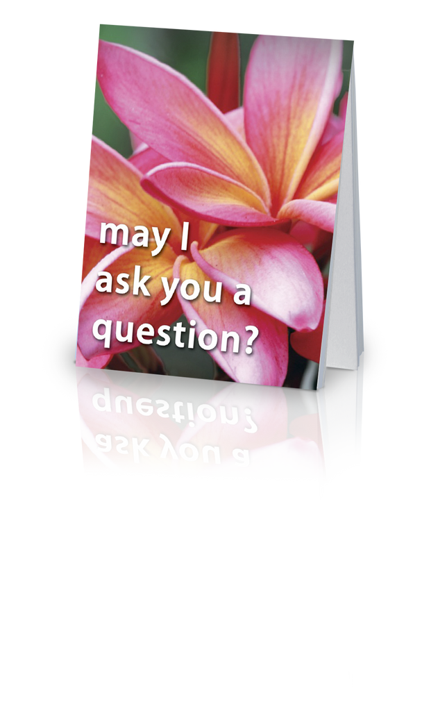 May I Ask You a Question? - Flower (25 Pack)