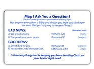 May I Ask You a Question? - Pocket Card (English)