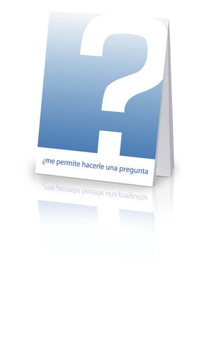 ¿Me permite hacerle una pregunta? / May I Ask You a Question? - Spanish (25 Pack)